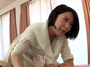 Asian Beauty with Small Tits Teases in Steamy Japanese Clip