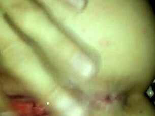 Young performer does striptease and gets involved in a performance with clothes ripping