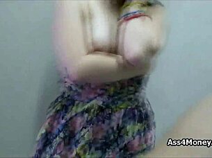 quick bj by cutie on the stairs from pov