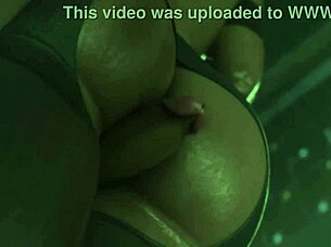 This bitch craves sperm in steamy animated fantasy! 💦