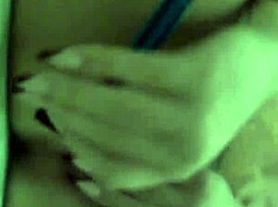 Christy Mack masturbating in her sexy bath makeup room