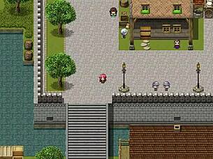 hrpg fallen makina explores the ruined city in adventure