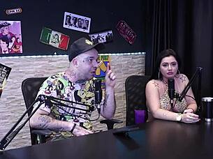 Gustavo Asbach In No Top Cast, Complete Sheer Red Outfit For Sexy Old Cuckold Story