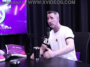 Gustavo Asbach In No Top Cast, Complete Sheer Red Outfit For Sexy Old Cuckold Story