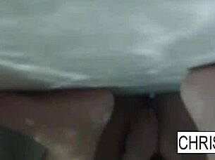 Christy Mack masturbating in her sexy bath makeup room