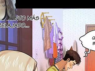 My aunt's erotic chapter in hentai comic