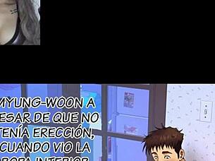 My aunt's erotic chapter in hentai comic