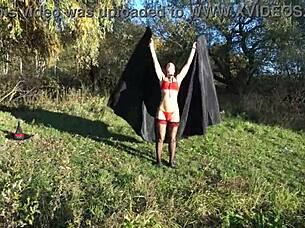 do you like my dance in lingerie outdoors?