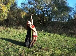 do you like my dance in lingerie outdoors?