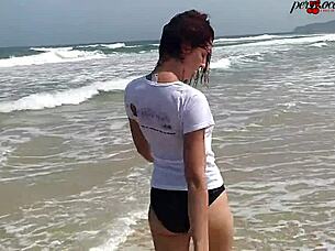 Walking naked on southern beaches after good sex