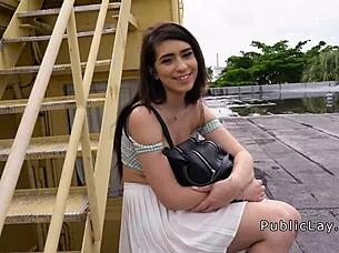 sexy teen does anal for cash in this reality pov scene.