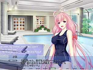 Yunagi's pool pounding with big tits and ass