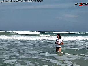 Walking naked on southern beaches after good sex