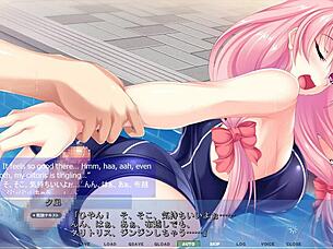 Yunagi's pool pounding with big tits and ass