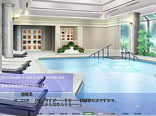 Yunagi's pool pounding with big tits and ass