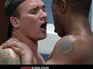 Isaac X and Jake Waters' Locker Room Anal