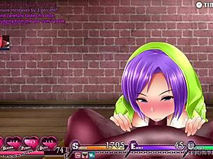 Playing Karryn's Prison Hentai Game, Feeling Excited by Hot Sexy Parts with NTR