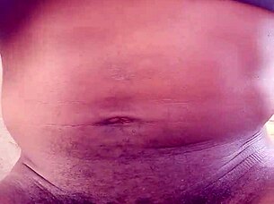 STROKING MY BBC OUTDOORS, MOANING LOUDLY!