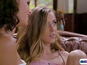 do lesbian recruiters lick straight girl's shaved pussy?