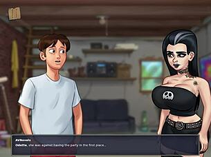 Summertime saga episode 152 unfolds.