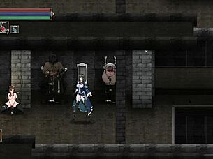 In the ranch area, the night scenes unfold with anime characters in part 17