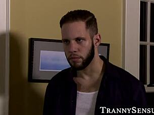 Handsome Teacher Gets Tranny Ass Dicked!