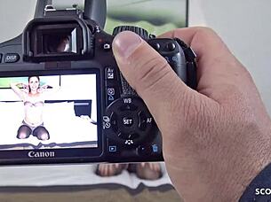 Scout tedesco qui - timida rossa maggiorenne sedotta per una scopata di casting all'aperto.