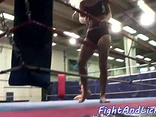 Brytebabes rister store rumper i en het catfight