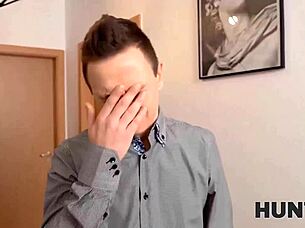 Watch Santa titty fuck my chick with big boobs? Cuckold sees it all at Christmas!