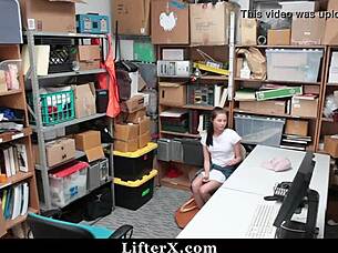 Sweet teen 18+ pays with tight pussy!