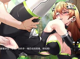 Nova inclinada con tetas grandes temblando en sexo al aire libre por el bosque