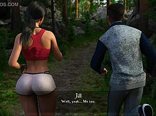 Jill bemutatja lenyűgöző nagy cicijét bikiniben