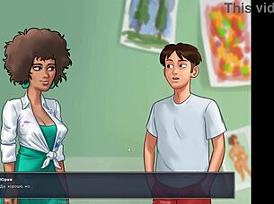 סאגת הקיץ מתפתחת בחלק שתים עשרה עם מילף קולג' מתרחצת במקלחת