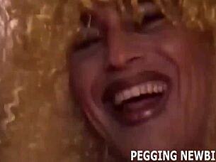 You are lucky to get pegged by mistress with dildo and anal