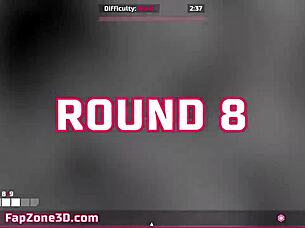 Troia Bionda Birichina Godo un Creampie Profondo in Hentai 3D