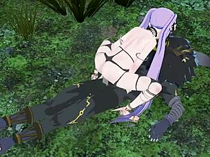 Wow, Söt Flicka Blir Vild I Skogen 3D Hentai-Spel!