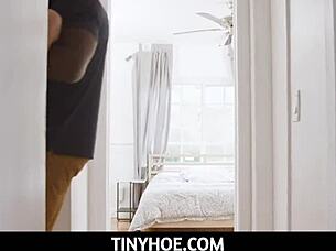 Tinyhoe, Check This Petite 18+ Blonde Sia Lust Punished by Jax Slayher’s Big Black Cock!