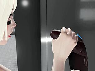 Poglej ta mešani fitnes trojček z oralci in dvojno penetracijo!