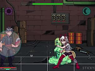 În școala magică, prietena vitregă îmi călărește pula până ejaculez în jocul hentai partea 3