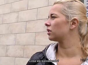 Сделка Hunt4k: милую блондинку с гладкой щелью жестко трахает старик