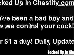 我等不及把你锁在贞操器里，今晚变态玩乐