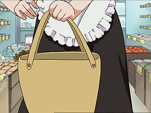 Sirvienta linda en medias anhela sexo salvaje en hentai sin censura.