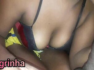 emotional black guy fucks skinny girl until she cums