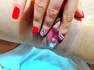 Wanna see Myla Angel stretch her pussy after hot busty sex?